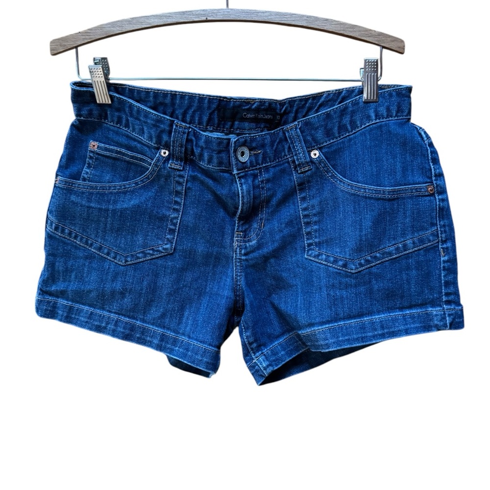 Y2K Calvin Klein Blue Denim Shorts